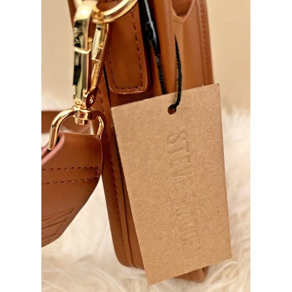 NWT STEVE MADDEN BNINNY CROSSBODY HAND BAG TAN BROWN COGNAC TIKTOK VIRAL TRENDY - Picture 8 of 10